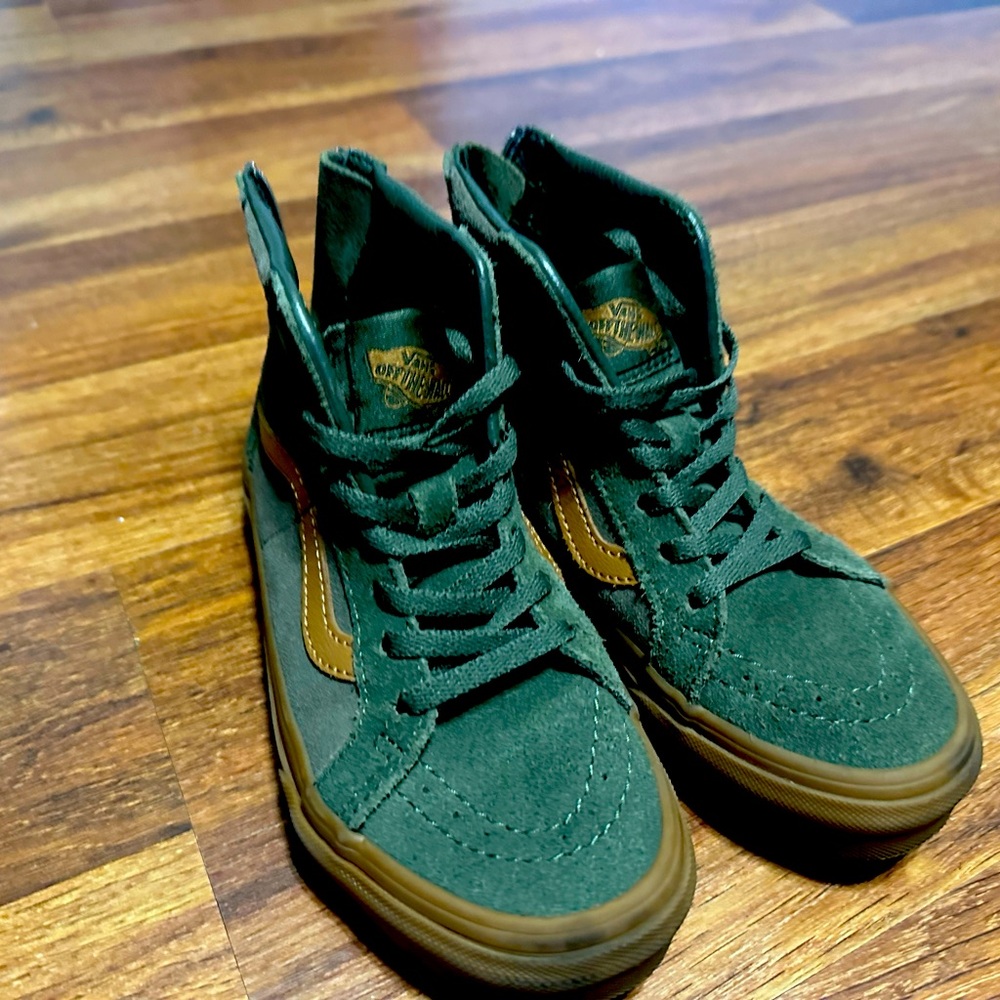 Kids vans high tops shoes size 13
